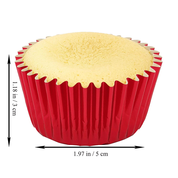 Mombake Standard Foil Cupcake Liners 100-Count​